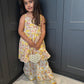 Yellow Shell Sharara Suit