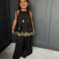 Black Palazzo Suit