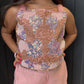 Baby Pink Palazzo Suit