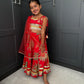 Red Lengha | Girls Navratri Garba Outfit | Indian Kidswear