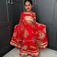 Red Lengha | Girls Navratri Garba Outfit | Indian Kidswear