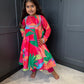 SAMPLE GIRLS RED ANARKALI AGE 5