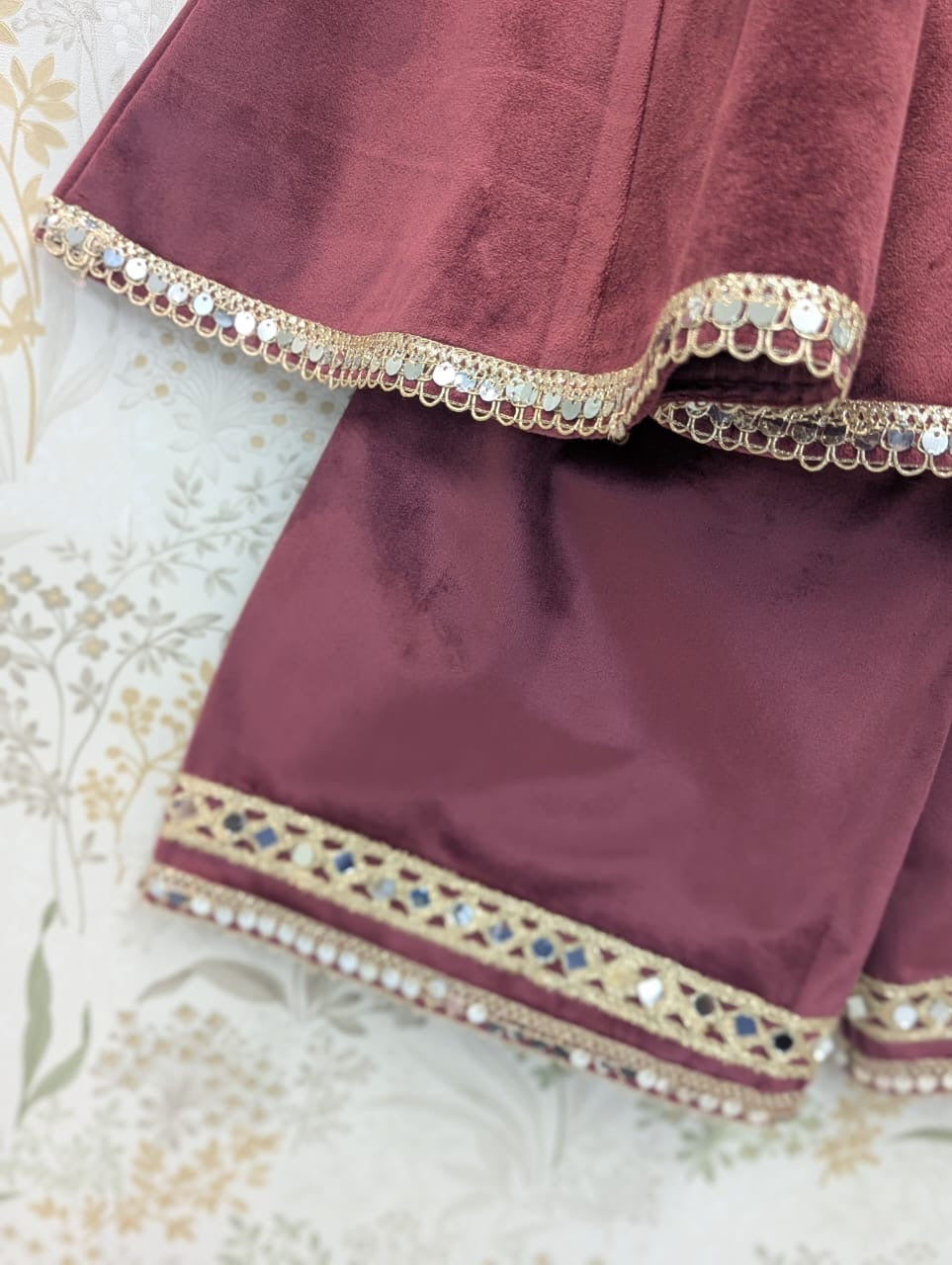 Chocolate Brown Anarkali Suit