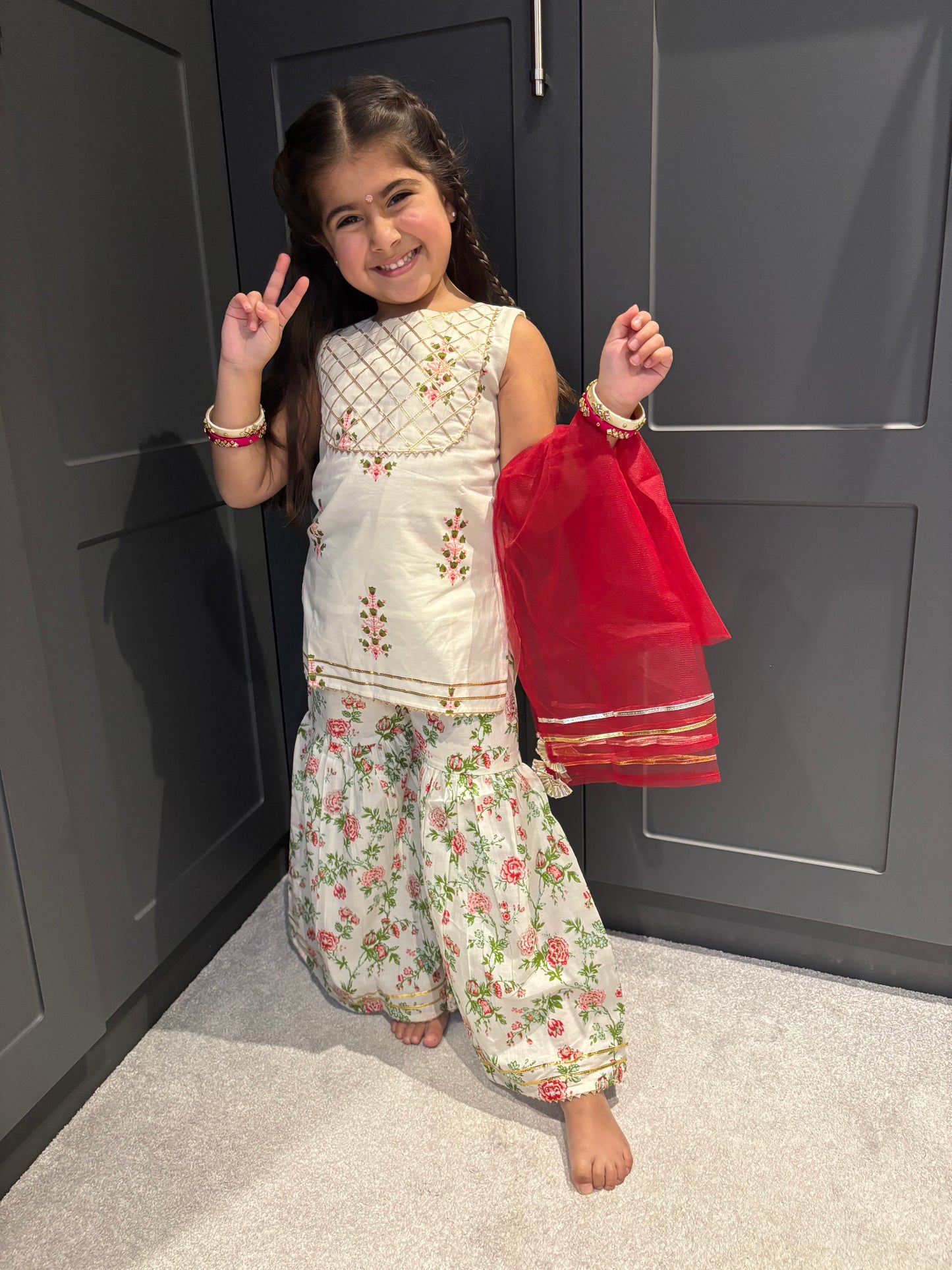 Rose Garden Sharara Suit