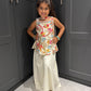 Multicolour Palazzo Suit