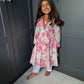 Mini Mama Enchanted Bloom Anarkali Set
