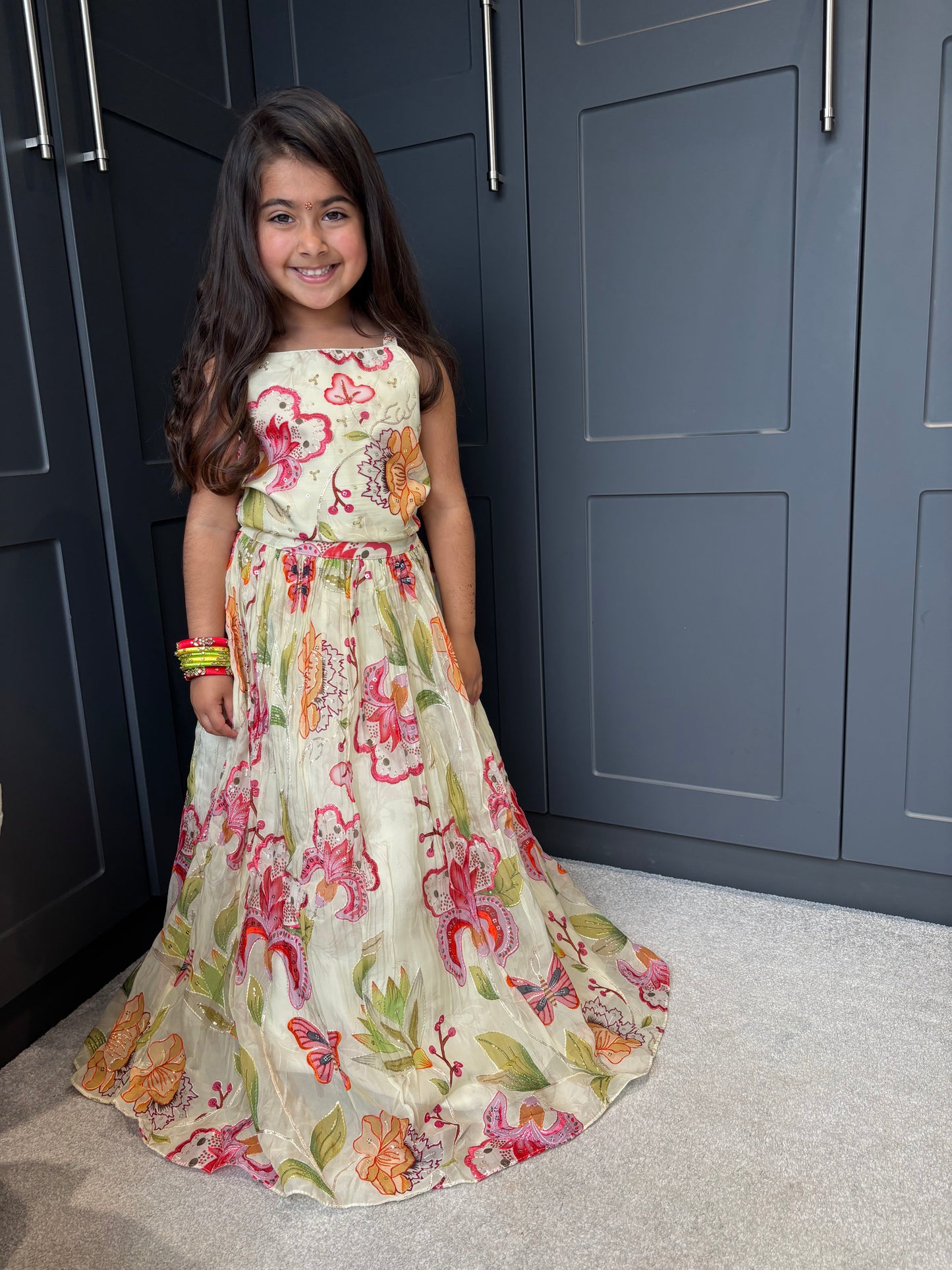 The Floral Garden Lengha Set