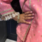 Peachy Pink Golden Tassel Set