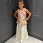Multicolour Palazzo Suit