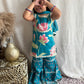 Summer Collection Blue Sharara Suit