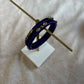 Slim Embellished Bangle (Purple)