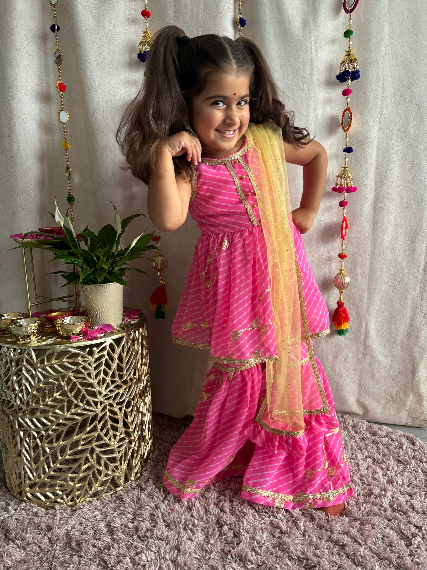 Barbie Pink Sharara Suit