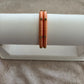 Slim Embellished Bangle (Peach)