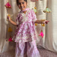 Pink Mirror Gharara Suit