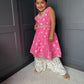Candy Pink Sharara Set