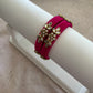 Rani Pink Embellished Bangle