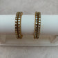 Gold Bangle Square Design