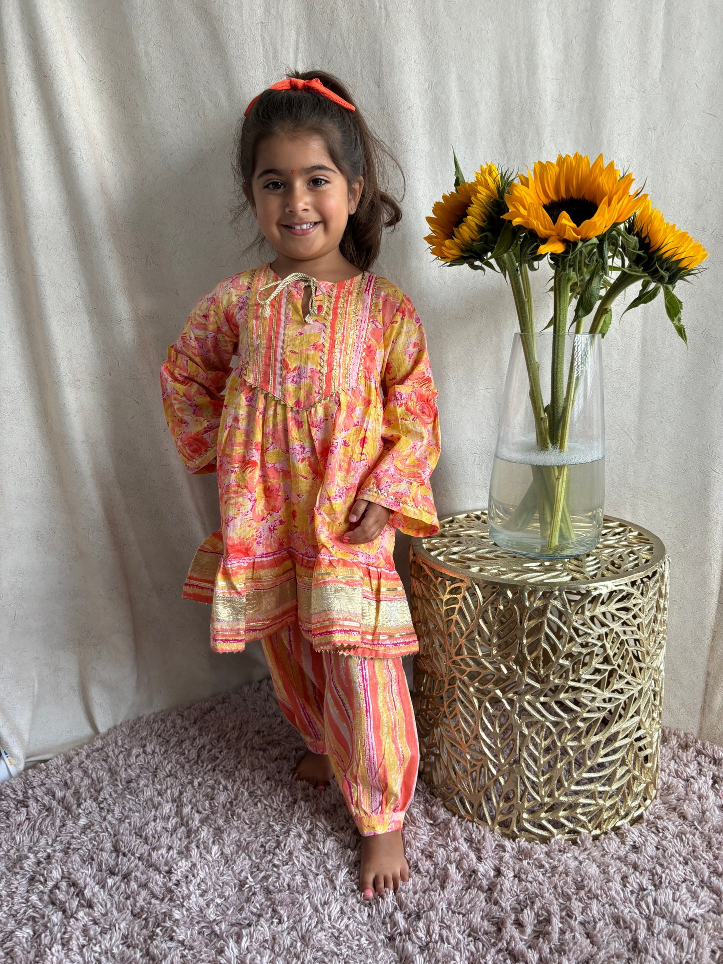 Sunflower Kurta Frock