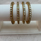 Gold Bangle Square Design