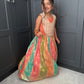 Mendhi Magic Lengha Set