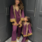 Mama Purple Velvet Co-Ord