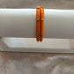 Slim Embellished Bangle (Orange)