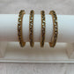 Gold Bangle Triangle Design