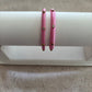Slim Embellished Bangle (Baby Pink)