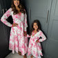 Mini Mama Enchanted Bloom Anarkali Set