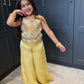 Butter Yellow Palazzo Suit