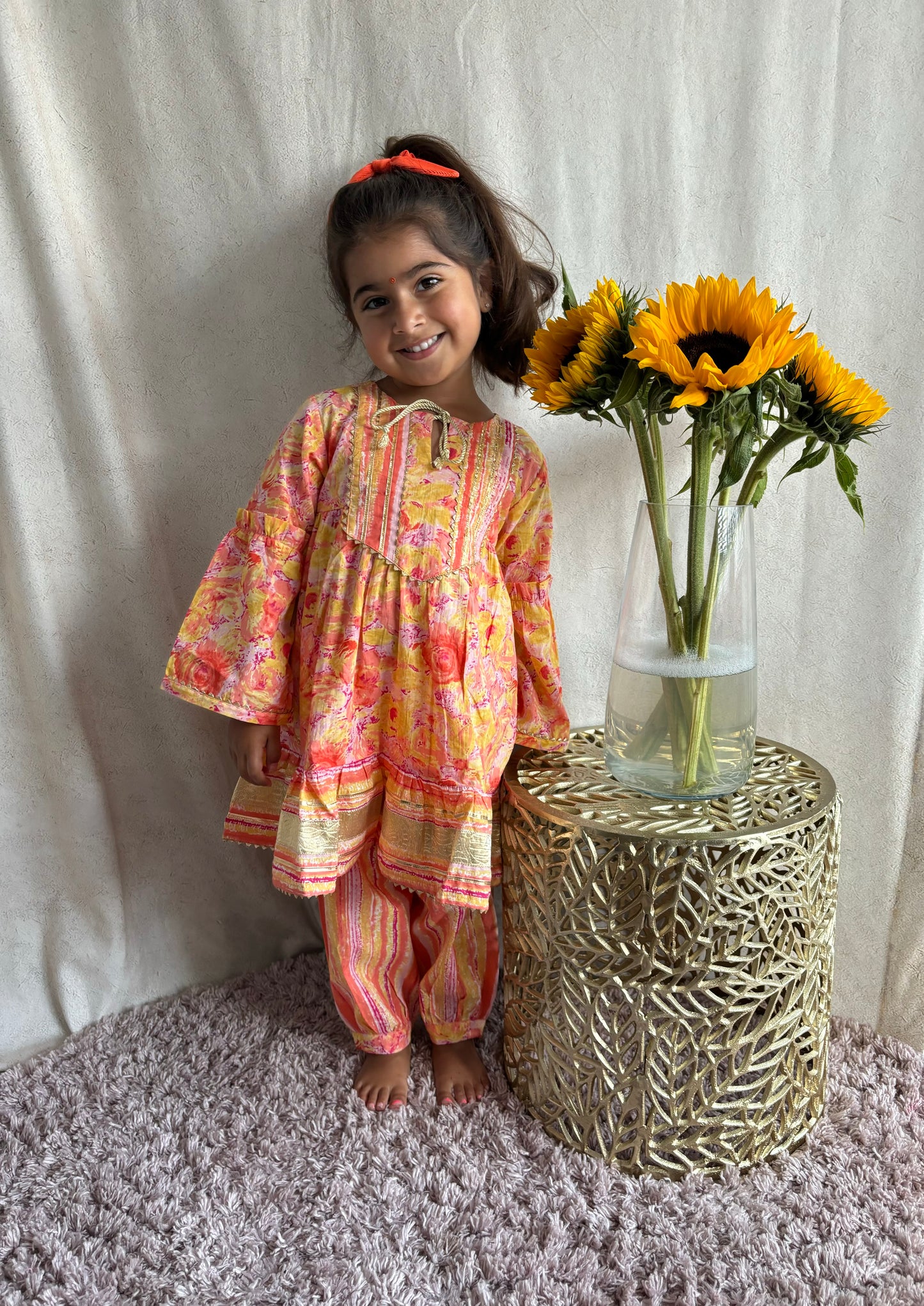 Sunflower Kurta Frock