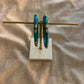 Slim Embellished Bangles (Turquoise)