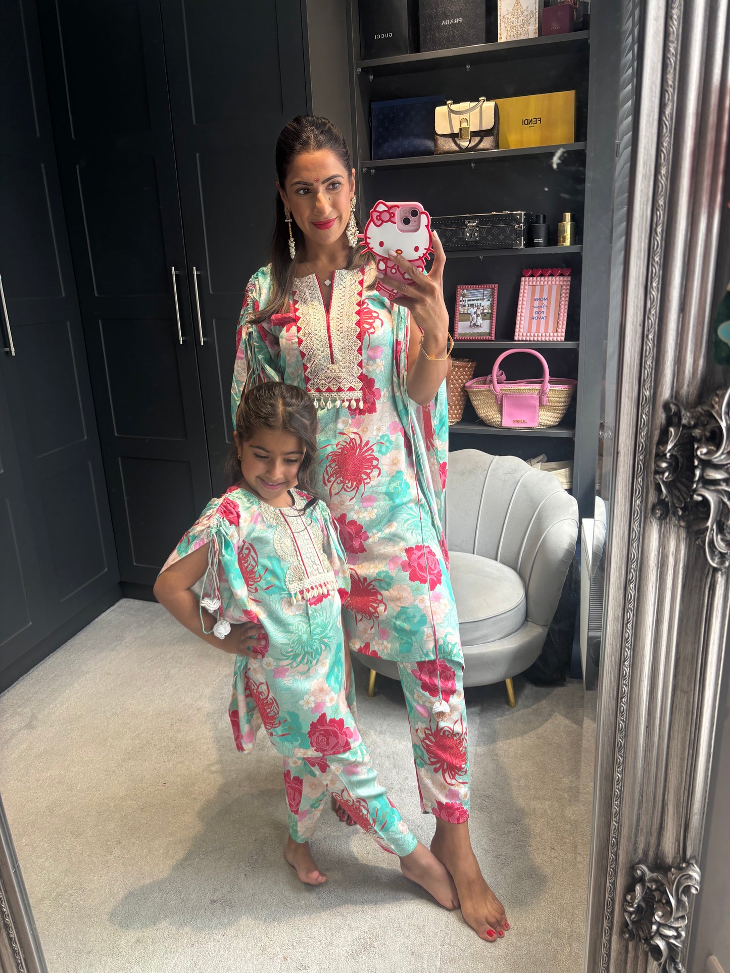 Mama Blue Kurta Set