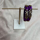 Purple Embellished Bangle