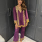 SAMPLE LADIES VELVET SUIT SMALL