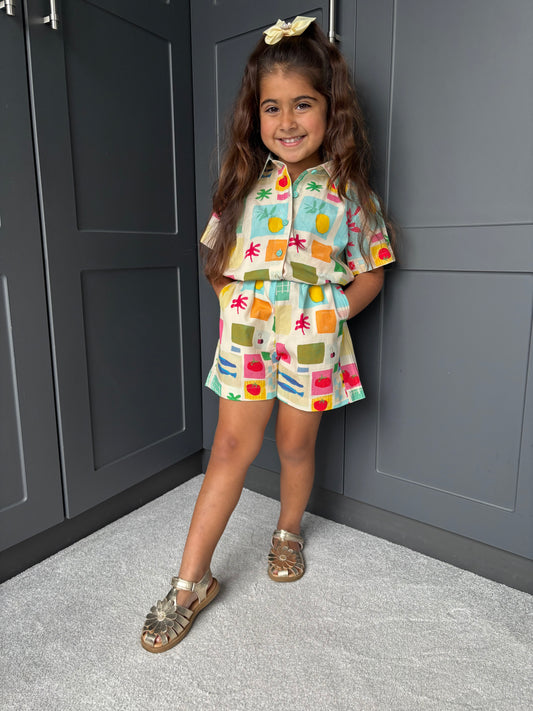 Mini Mama Sorrento Shorts Set