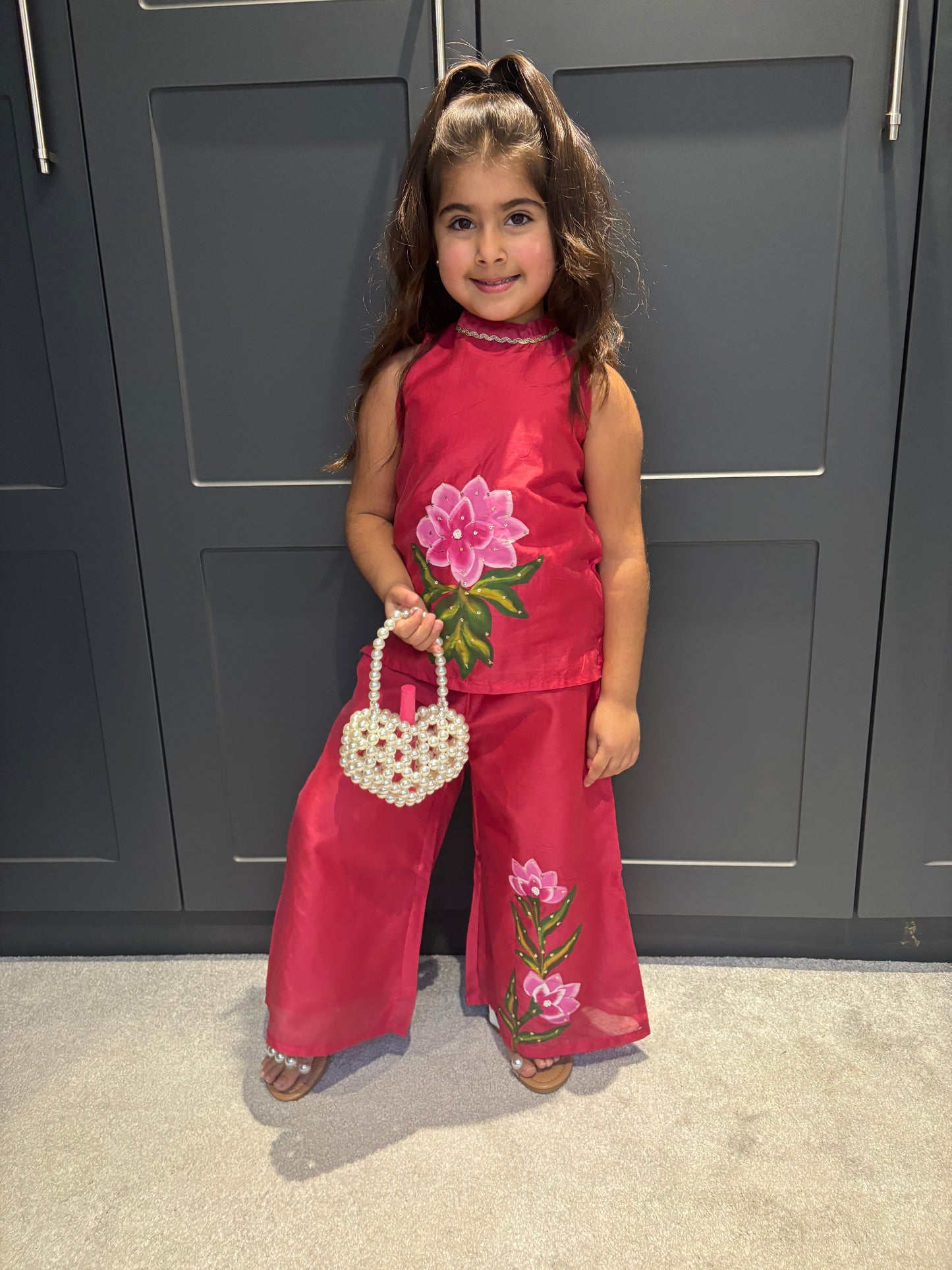 Hand-painted Pink Set