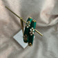 Emerald Green Embellished Bangles