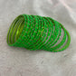 Green Bangle Set