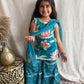 Summer Collection Blue Sharara Suit