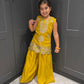 Yellow Palazzo Suit