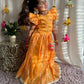 Yellow Bhandani Lehenga Set