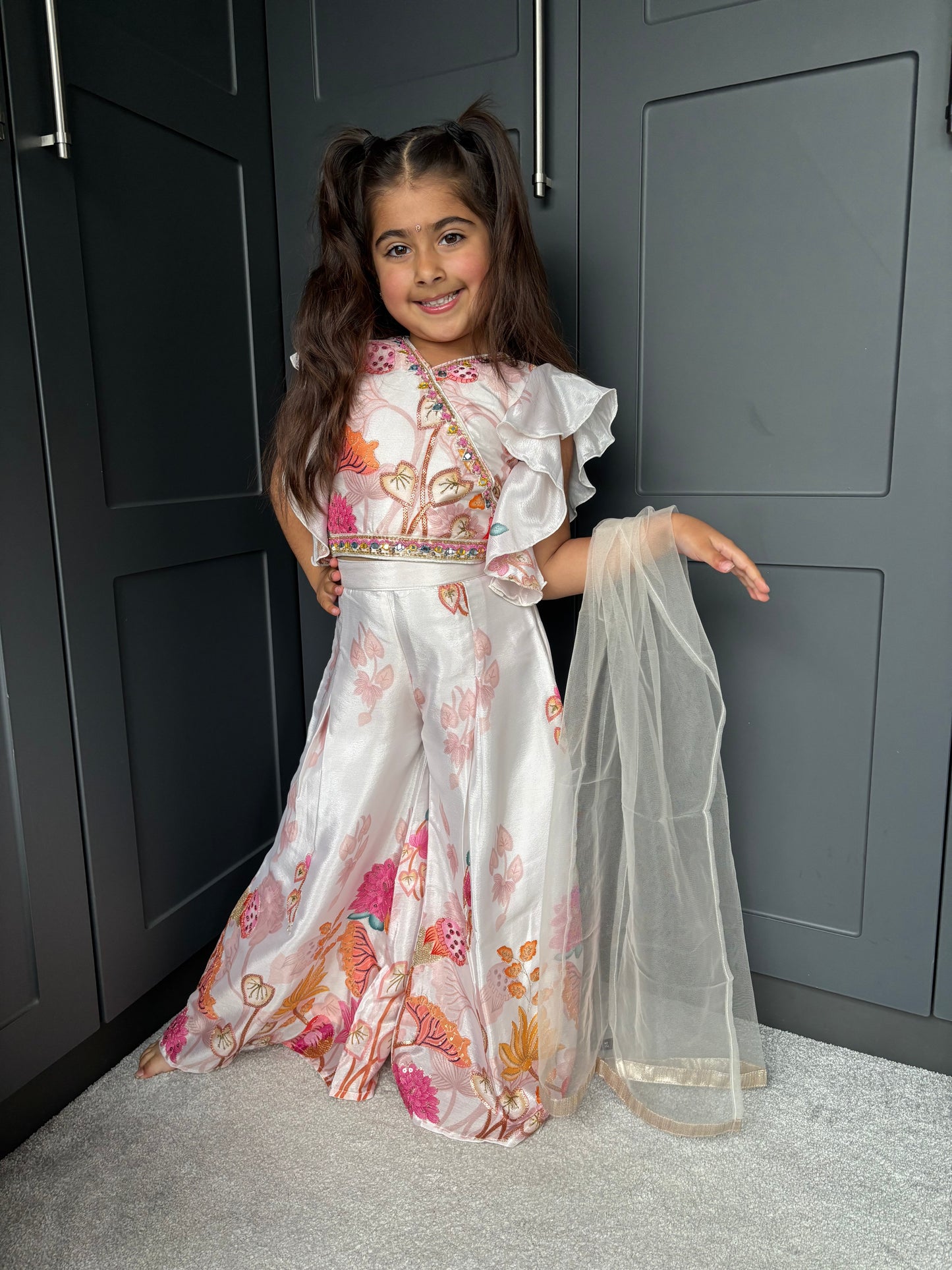 Summer Blooms Palazzo Suit