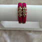Rani Pink Embellished Bangle
