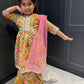 Yellow & Pink Paisley Sharara Suit