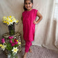 Pink Chikankari Cotton Co-Ord