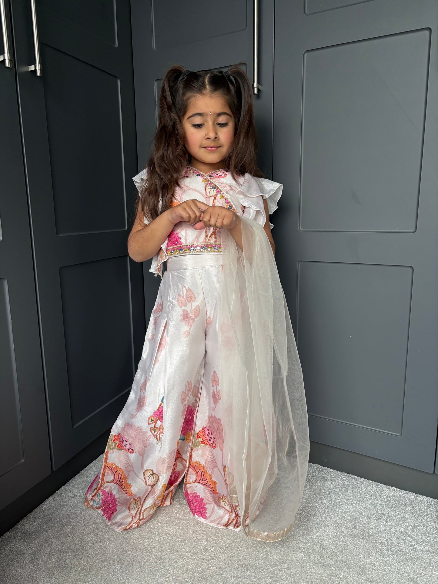 Summer Blooms Palazzo Suit