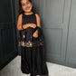 Black Palazzo Suit