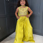 Golden Glow Palazzo Suit