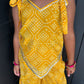 Girls Festive Yellow Bandhani Print Palazzo Suit | Sibling Collection